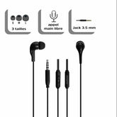 Headphones Energizer CIA6BK Black